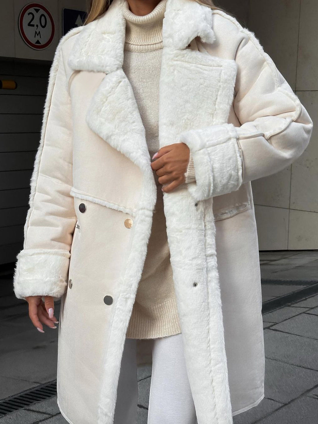 Stilfuld Lange Polarfleece Damejakke - Ava