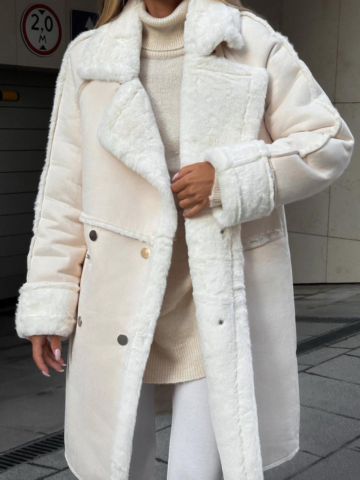 Stilfuld Lange Polarfleece Damejakke - Ava