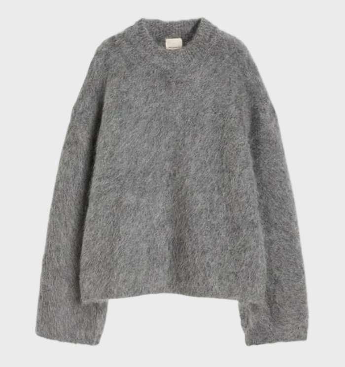 Blød Ensfarvet Mohair Damestrøje - Liv