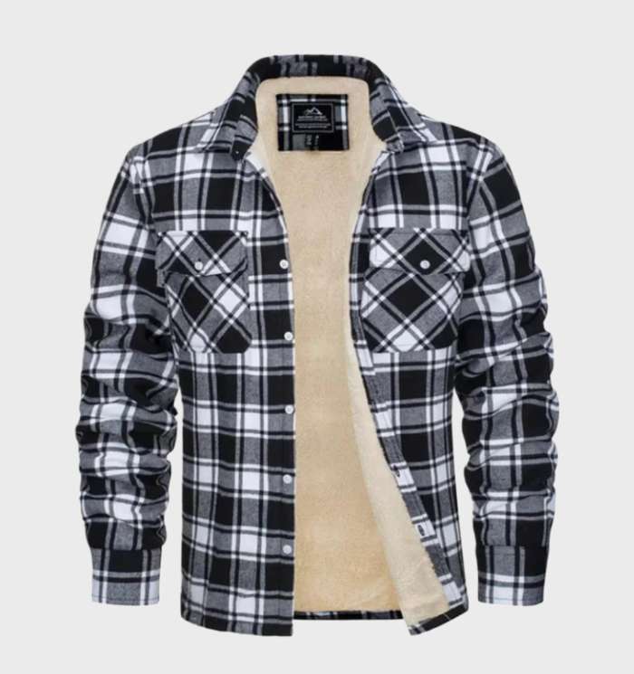 Trendy flanneljakke til herrer i vintage-stil - Liam