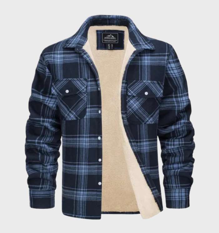 Trendy flanneljakke til herrer i vintage-stil - Liam