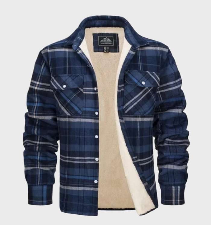 Trendy flanneljakke til herrer i vintage-stil - Liam