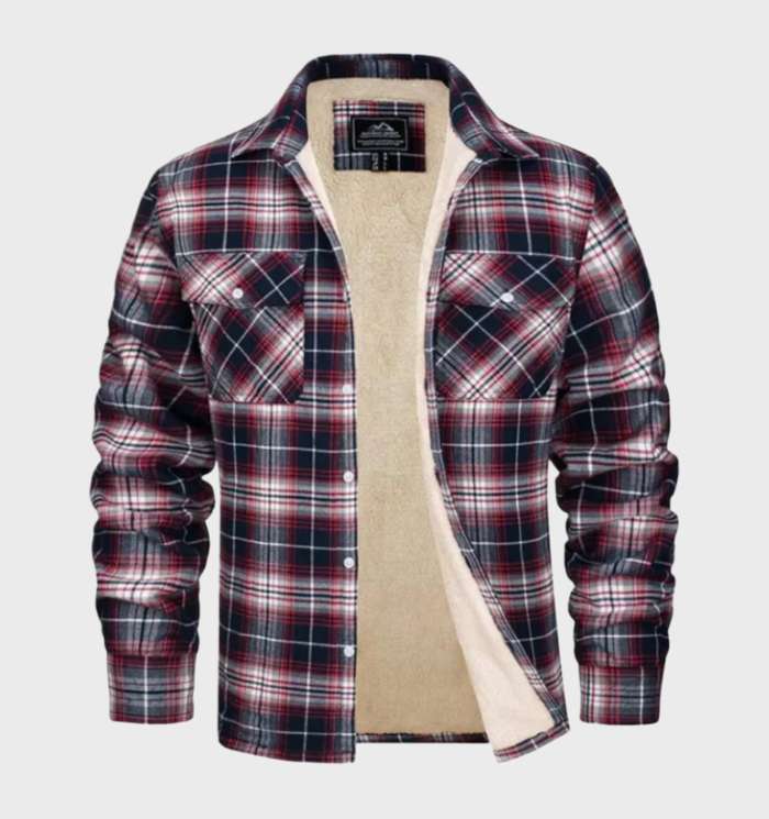 Trendy flanneljakke til herrer i vintage-stil - Liam