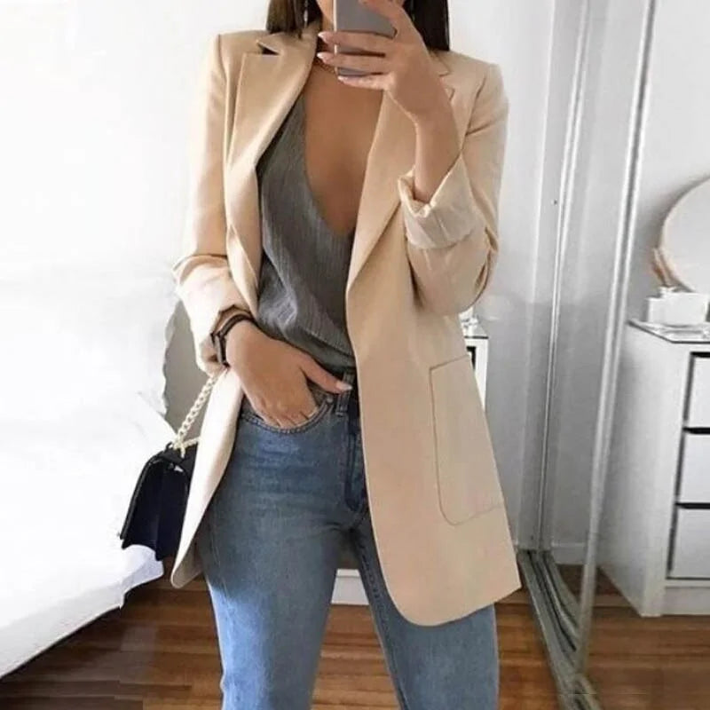 Stilfuld elegant streetwear-blazer - Serena