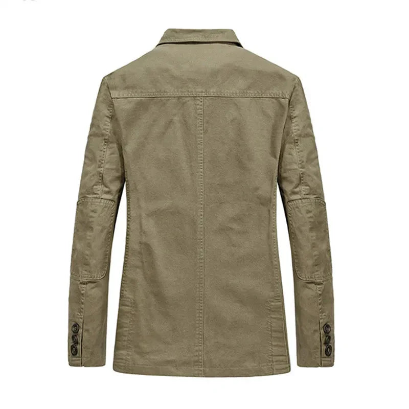Herre-sommerjakke i vintage- og militærstil – Viktor