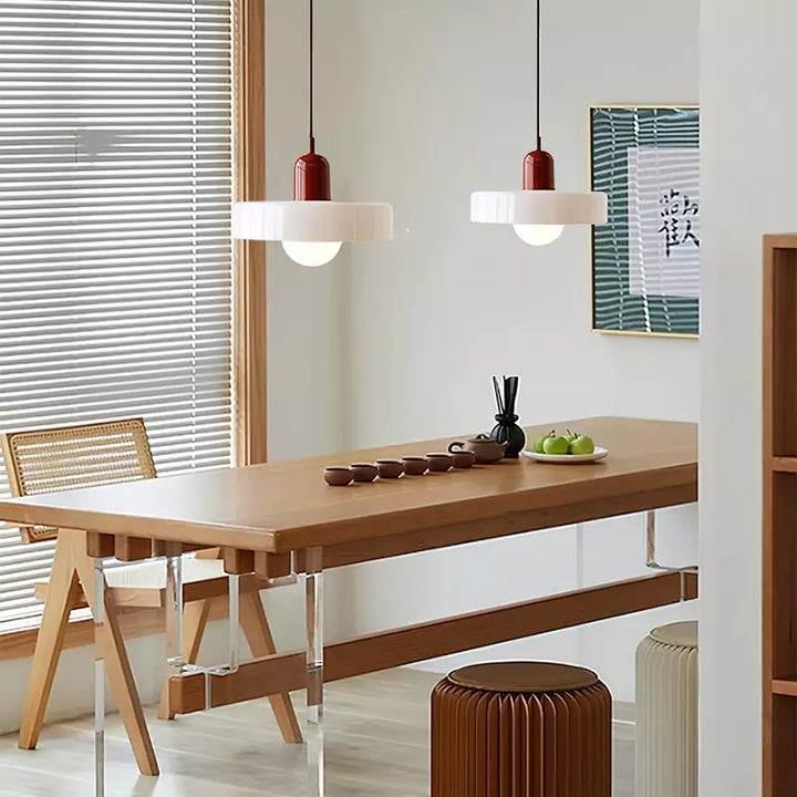 Hængelampe af farvet glas - BauLume