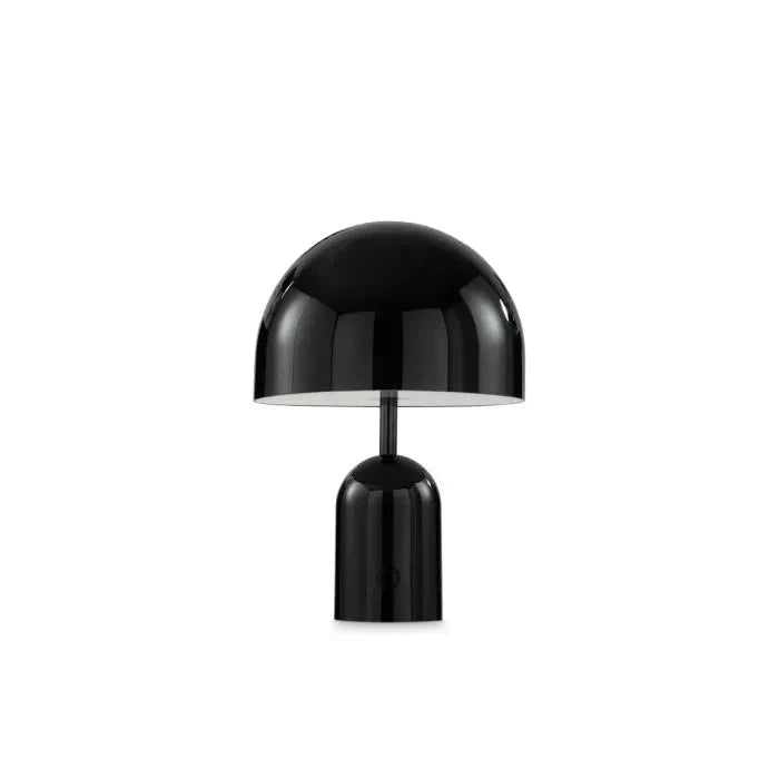 Bærbar bordlampe med kromfinish - ChromeGlow