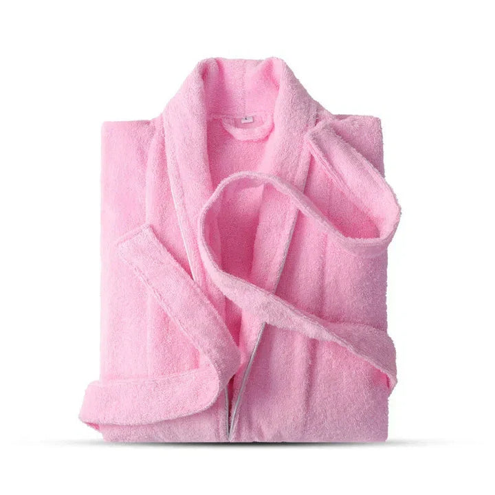 Belted Towelling Dressing Gown For Women - Charlene