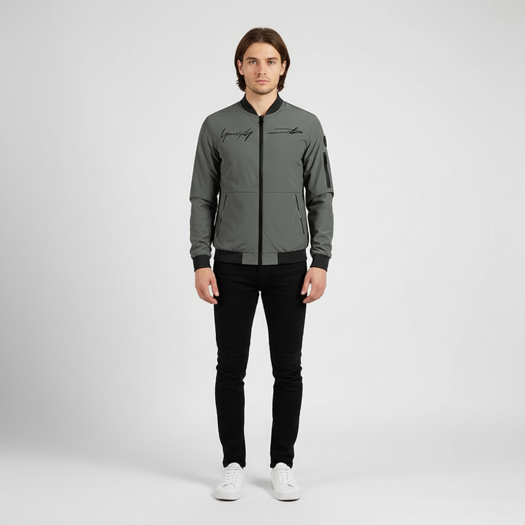 Bestickte Bomberjacke - Silas