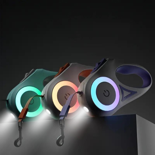 Lysende hundesnor med lommelygte - GlowGuard