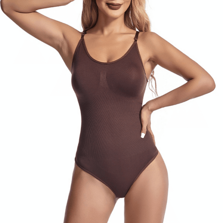 Korrigerende sømløs bodysuit-string – Aveline