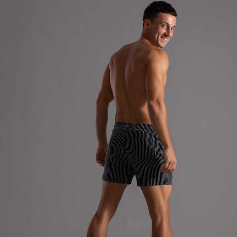 Hurtigtørrende og stilfulde badeshorts til herrer i ripstop-polyester – Niko