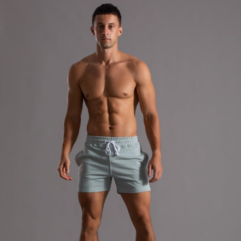 Hurtigtørrende og stilfulde badeshorts til herrer i ripstop-polyester – Niko