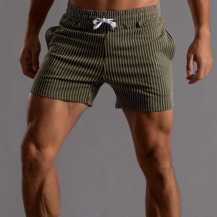 Hurtigtørrende og stilfulde badeshorts til herrer i ripstop-polyester – Niko
