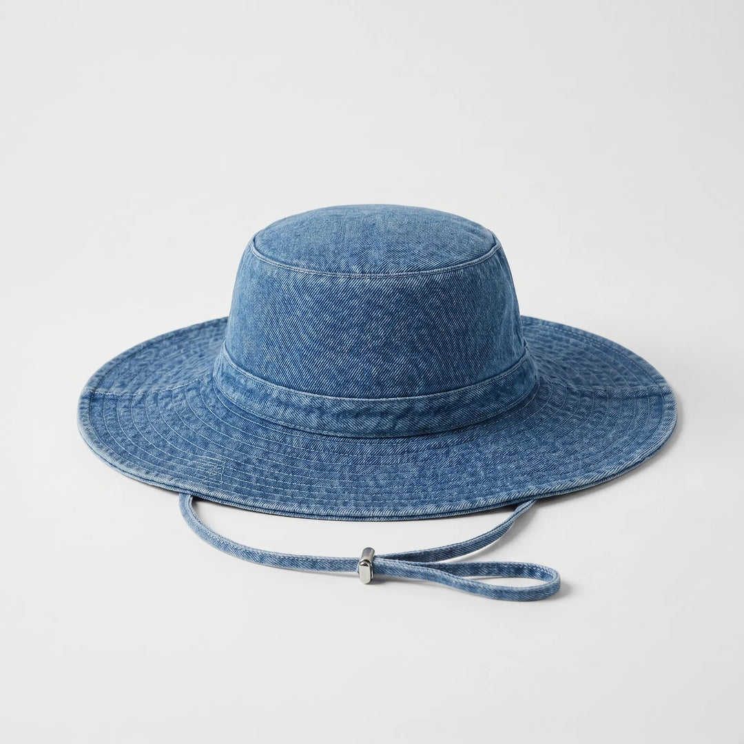 Bredskygget denimhat - Peaknox
