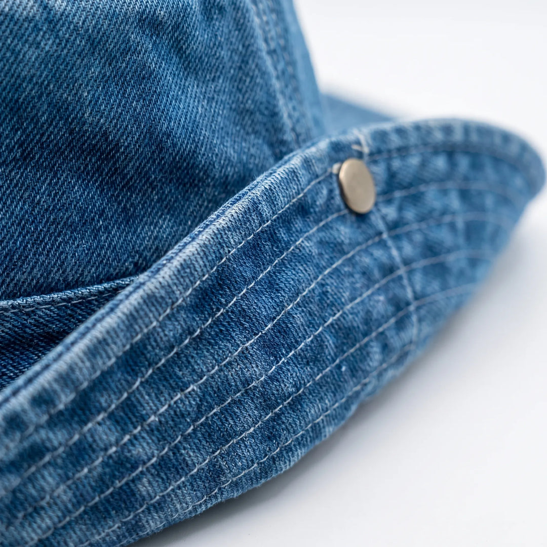 Bredskygget denimhat - Peaknox