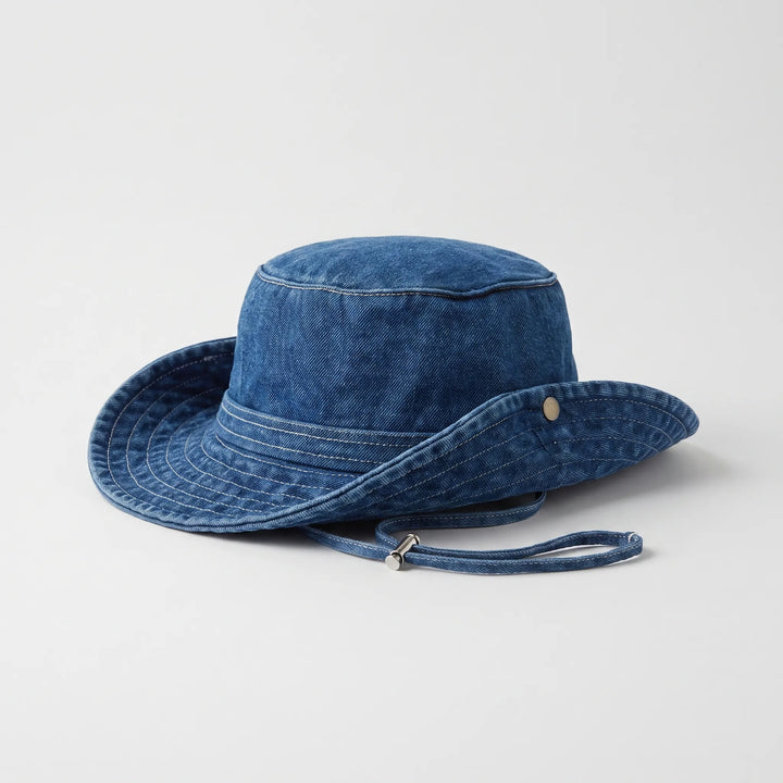 Bredskygget denimhat - Peaknox