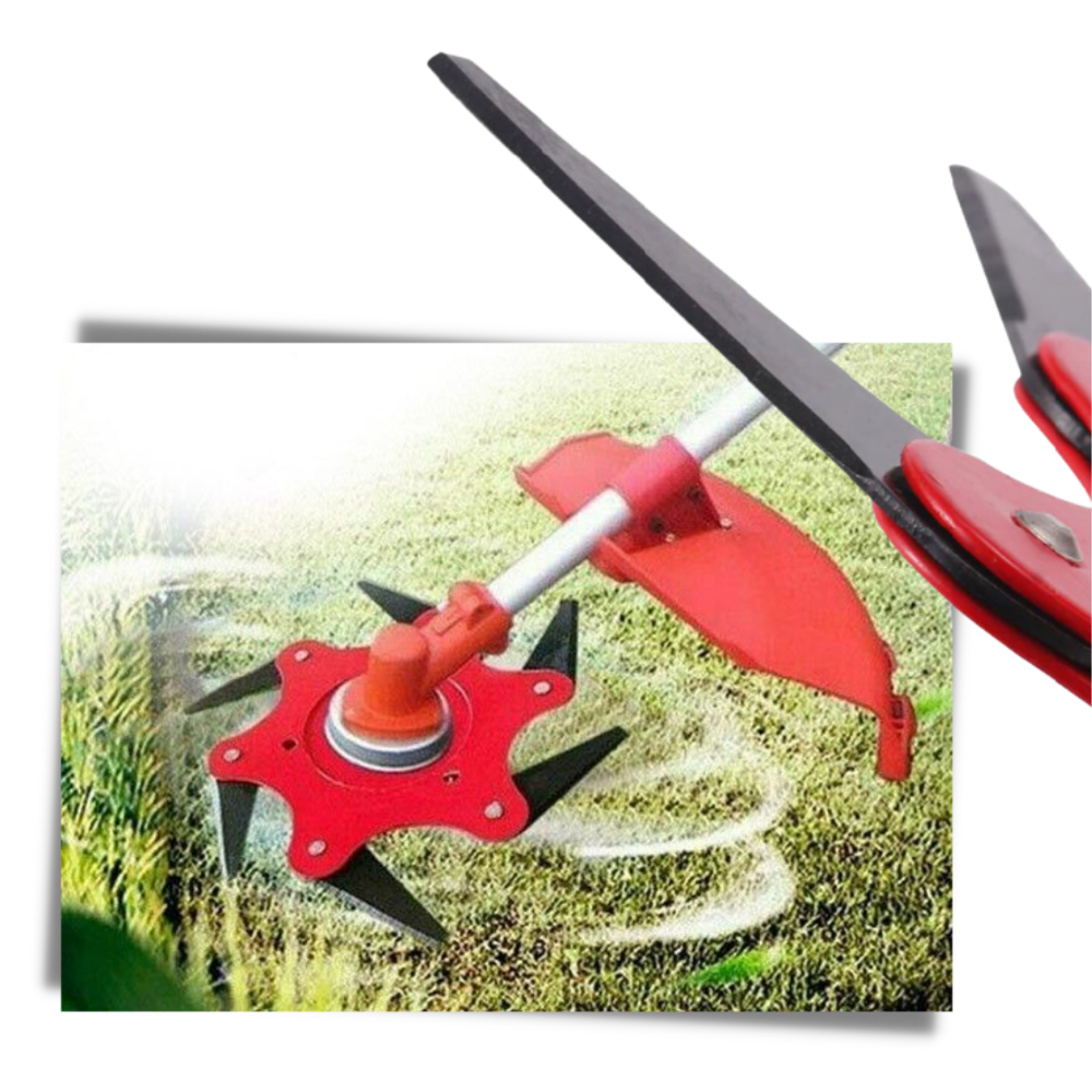 Robust friskskærerhoved med 6 stålblade – TrimmBlade