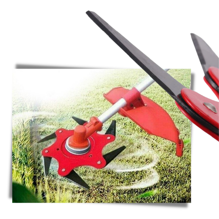 Robust friskskærerhoved med 6 stålblade – TrimmBlade