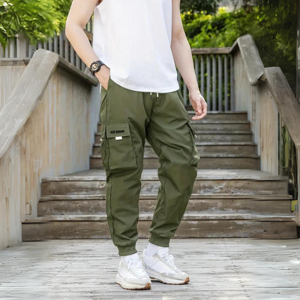 Funktionel cargobuks med snor - Maxwell