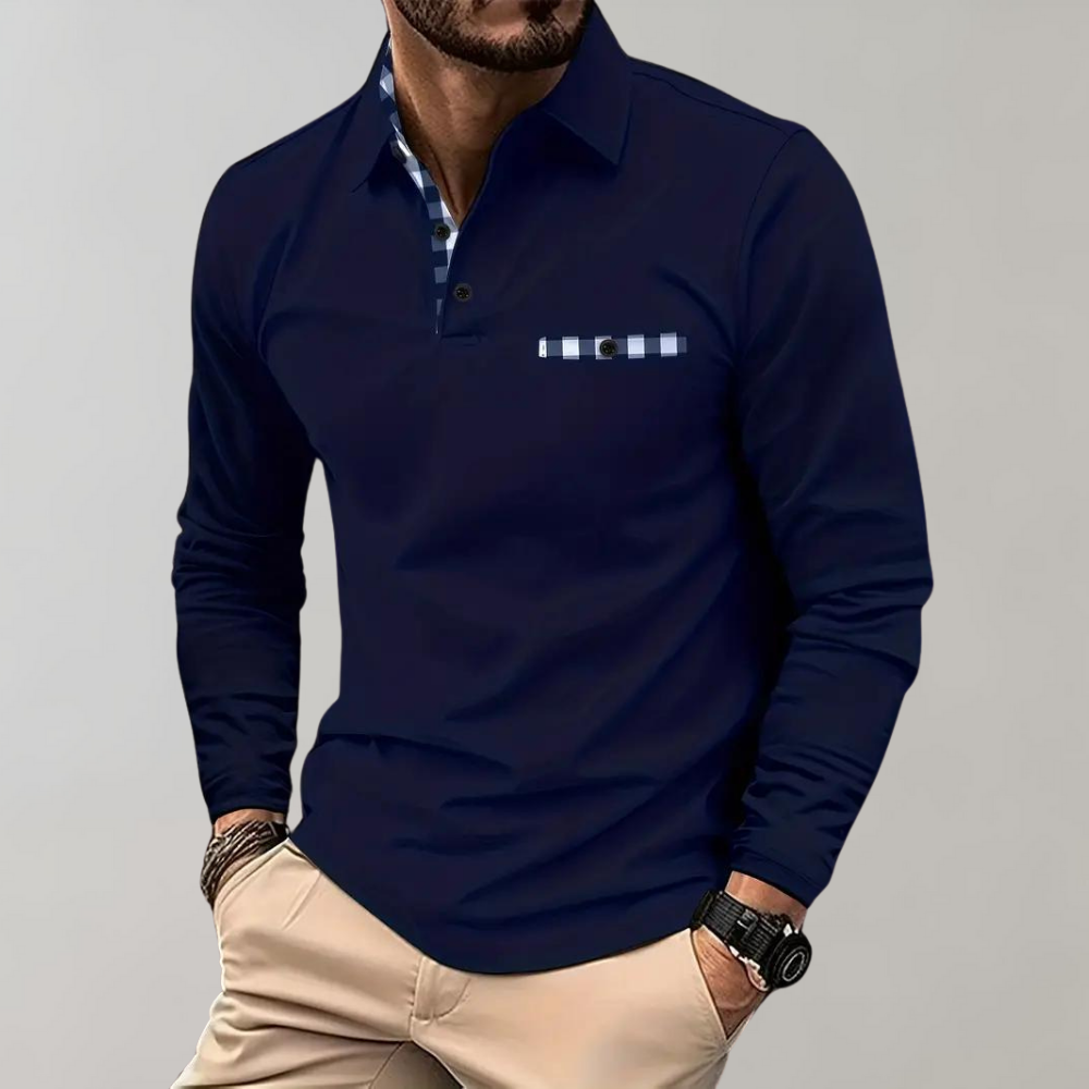 Herre T-shirt med lange ærmer - Finn