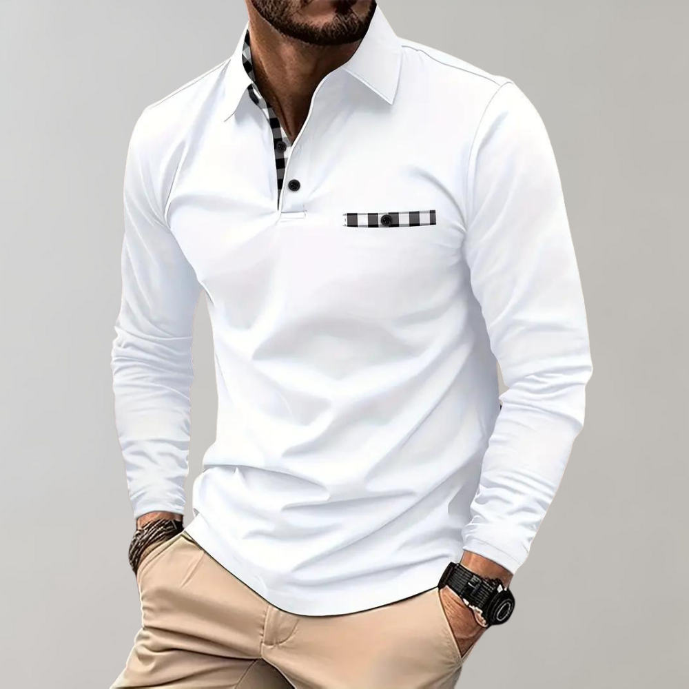 Herre T-shirt med lange ærmer - Finn
