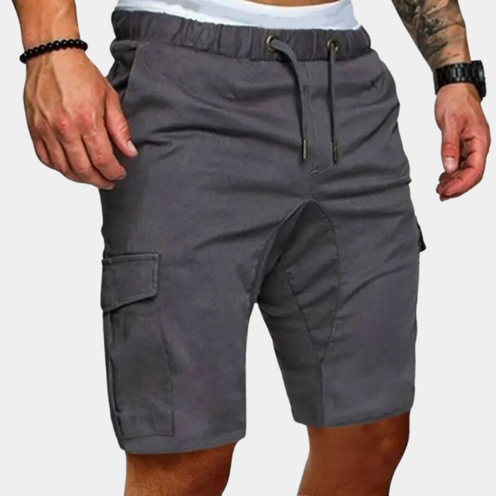 Herreshorts med elastisk talje og sidelommer – Brennan