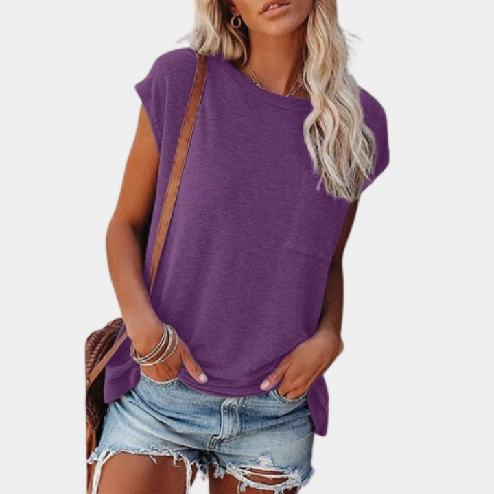 Casual Dame Sommer T-shirt – Linae