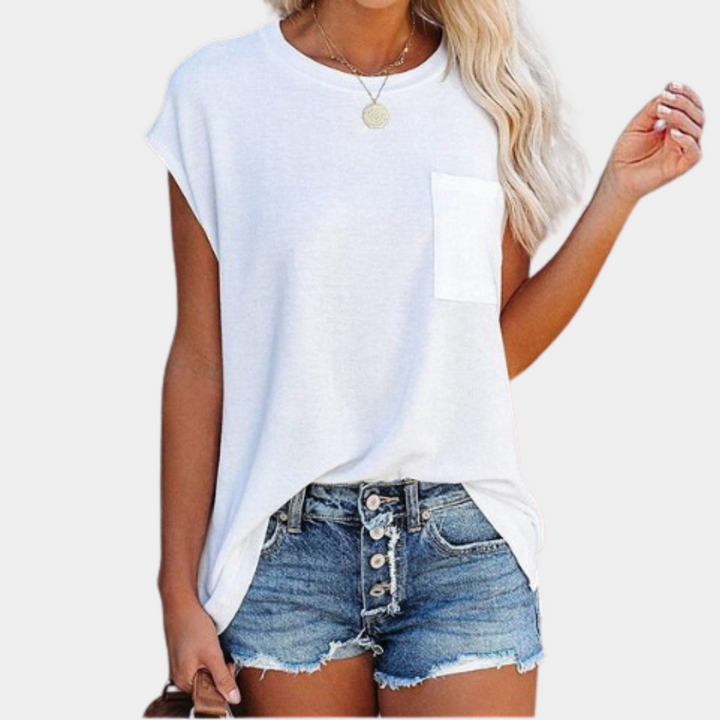Casual Dame Sommer T-shirt – Linae