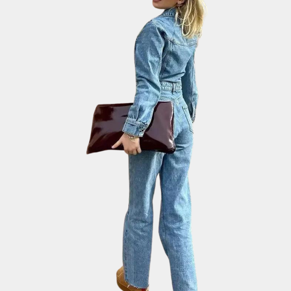Stilfuld denimjumpsuit - Lyra
