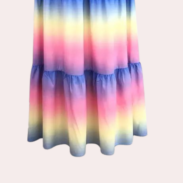 Off-Shoulder Lagdelt Sommerkjole – Noémie
