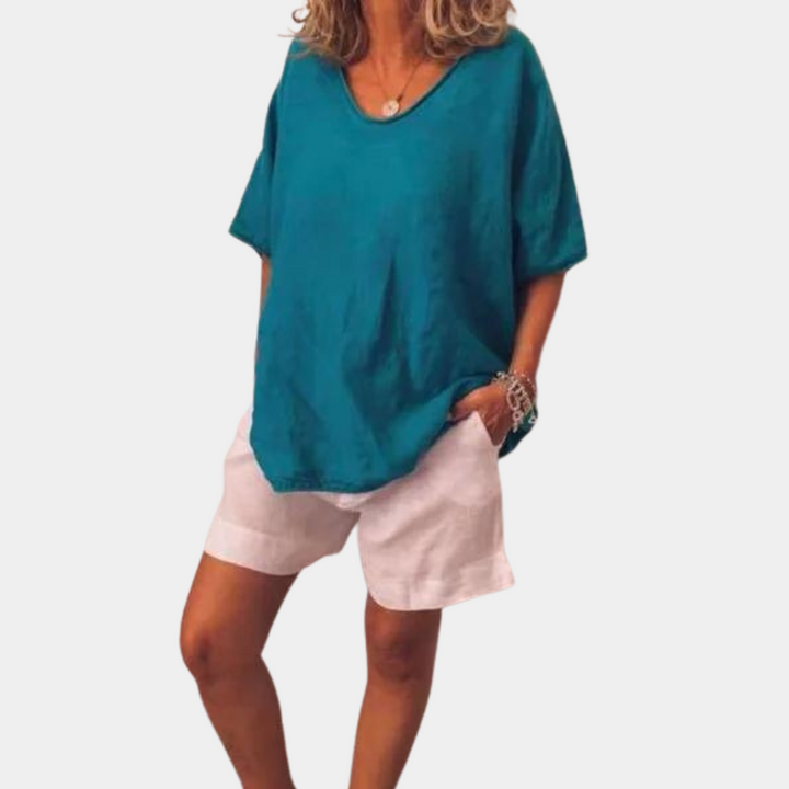 Trendy oversized dame-T-shirt – Malou