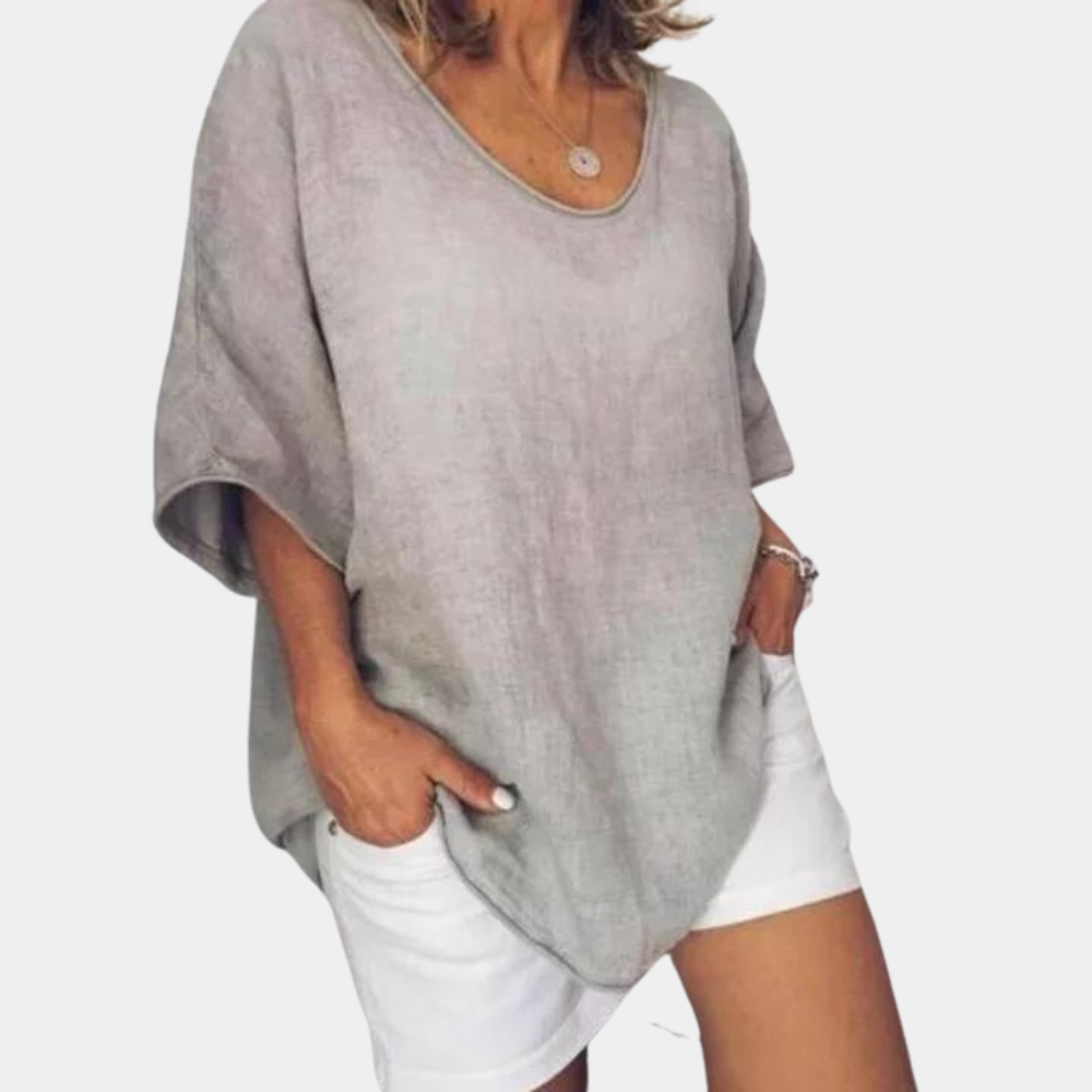 Trendy oversized dame-T-shirt – Malou