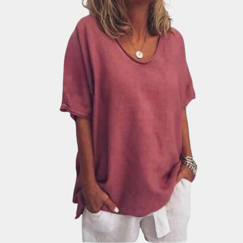 Trendy oversized dame-T-shirt – Malou