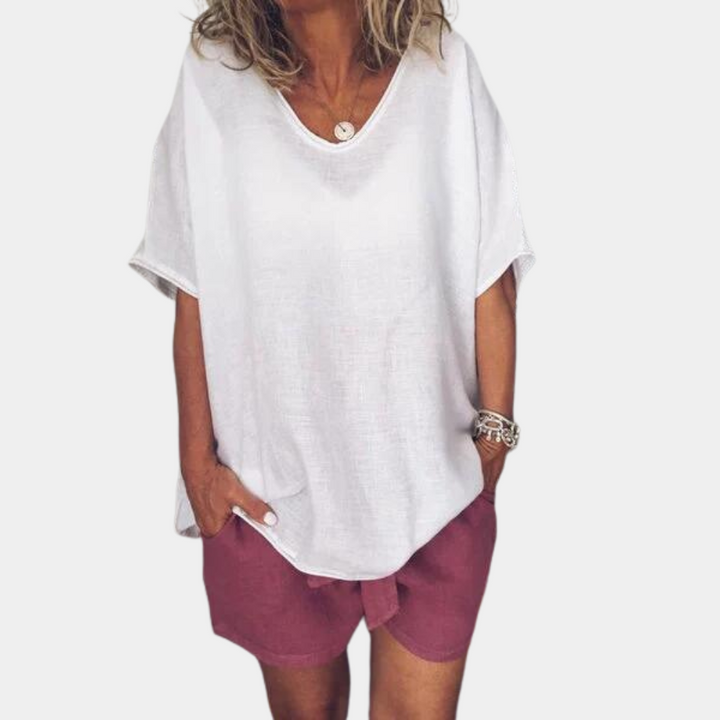 Trendy oversized dame-T-shirt – Malou