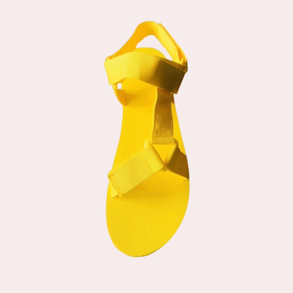 Farveblok damesandaler med komfortsål – Chloé