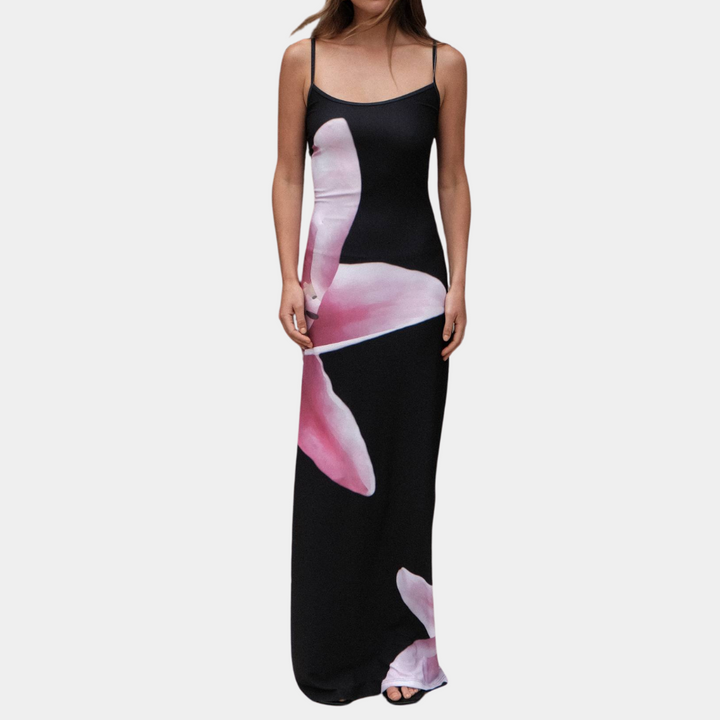 Casual sommerkjole med figuraccent – Lucine