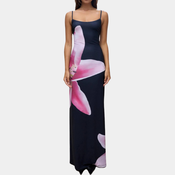 Casual sommerkjole med figuraccent – Lucine