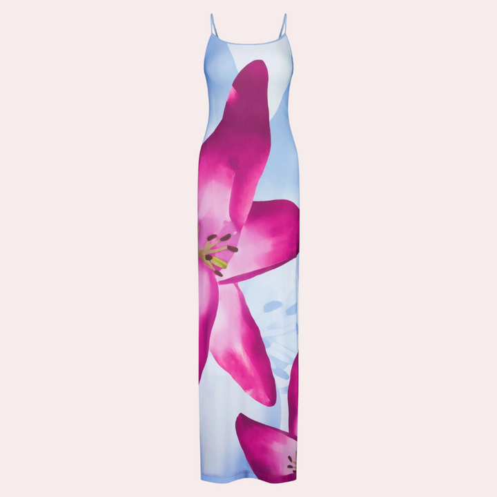 Casual sommerkjole med figuraccent – Lucine