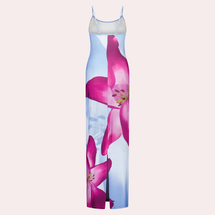 Casual sommerkjole med figuraccent – Lucine