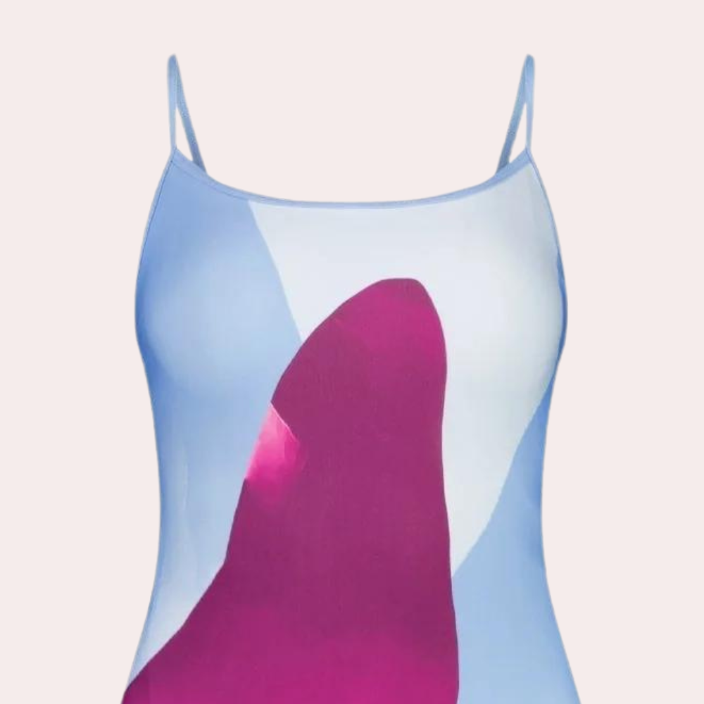 Casual sommerkjole med figuraccent – Lucine