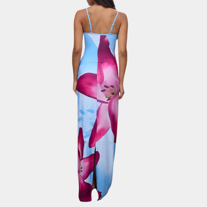 Casual sommerkjole med figuraccent – Lucine