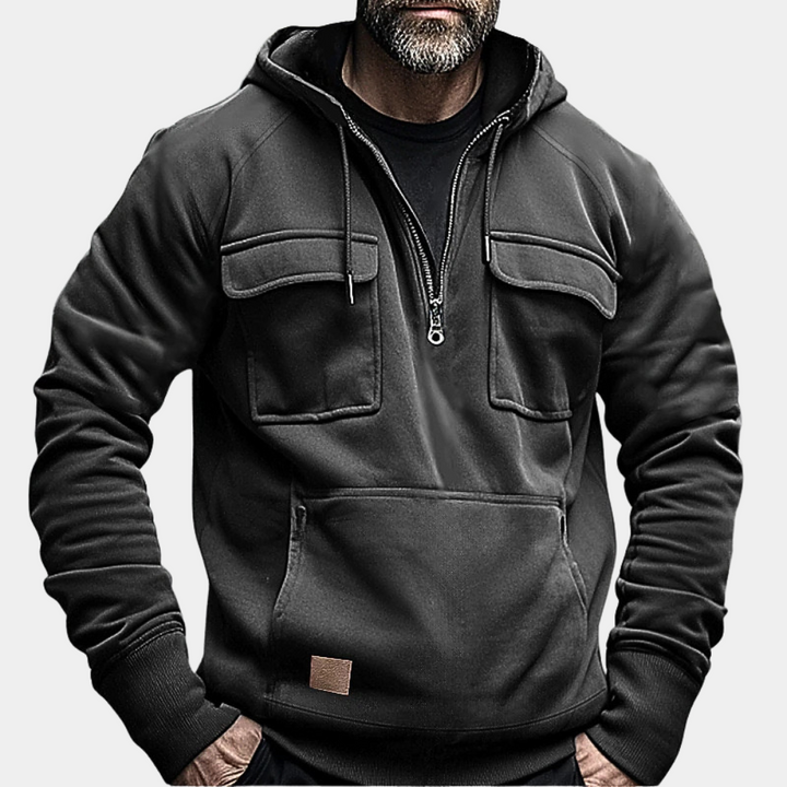 Stilfuld vinter-hoodie til herrer - Finn