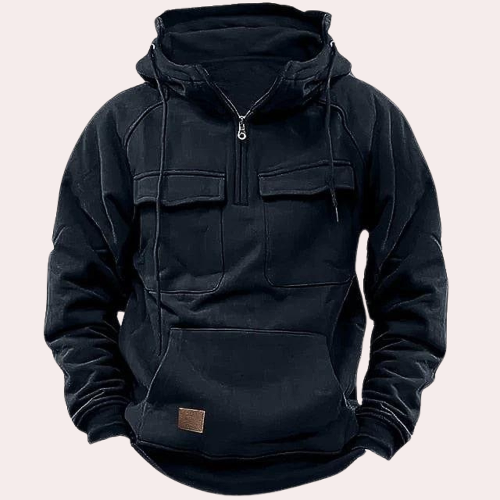 Stilfuld vinter-hoodie til herrer - Finn