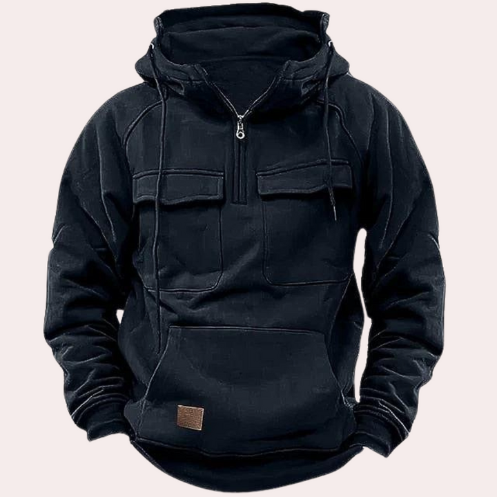 Stilfuld vinter-hoodie til herrer - Finn