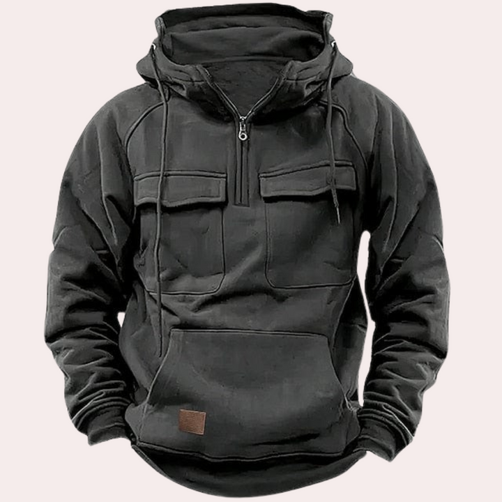 Stilfuld vinter-hoodie til herrer - Finn
