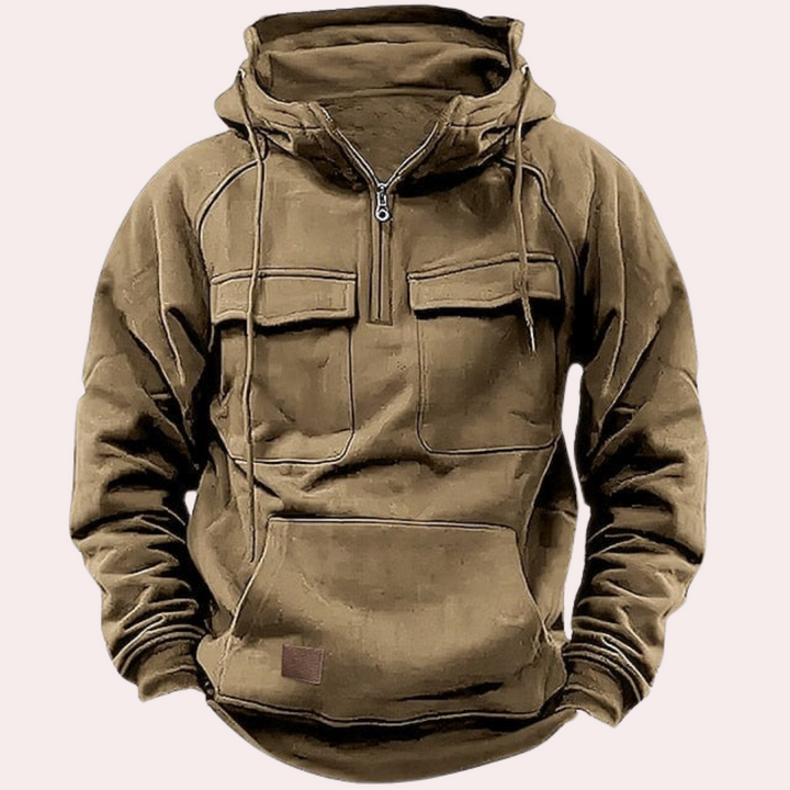 Stilfuld vinter-hoodie til herrer - Finn