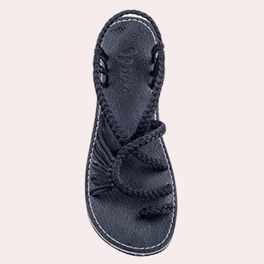 Farverige damestrandsandaler – Rivka