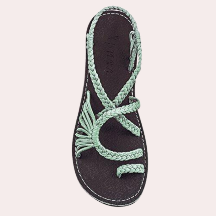 Farverige damestrandsandaler – Rivka