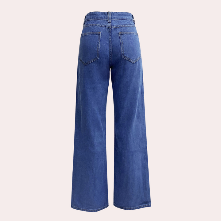 High Waist Baggy Dame Jeans – Elara